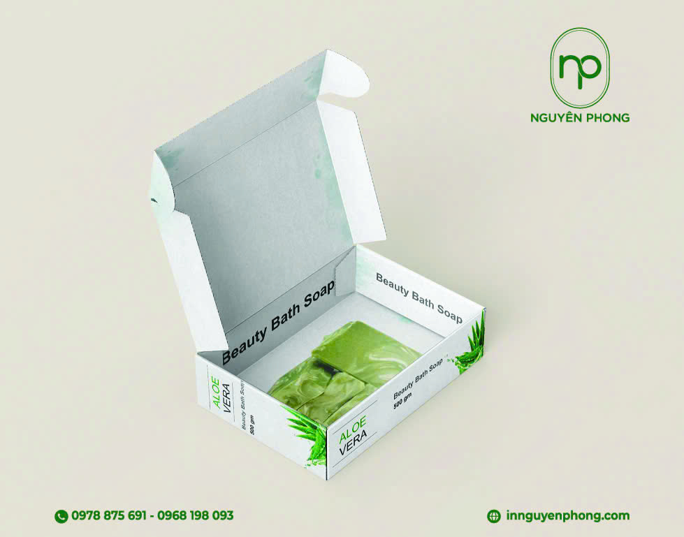 Hộp carton nắp gài